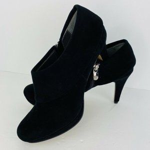 Adrienne Vittadini Polenta 8 M Black Suede Like